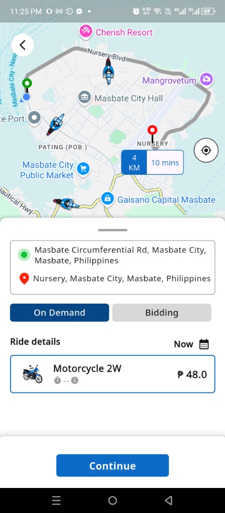 G Ridesy Ride Booking Interface - Real-time Tracking